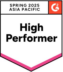 G2 Spring 2025 Asia Pacific High Performer badge