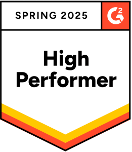G2 Spring 2025 High Performer badge