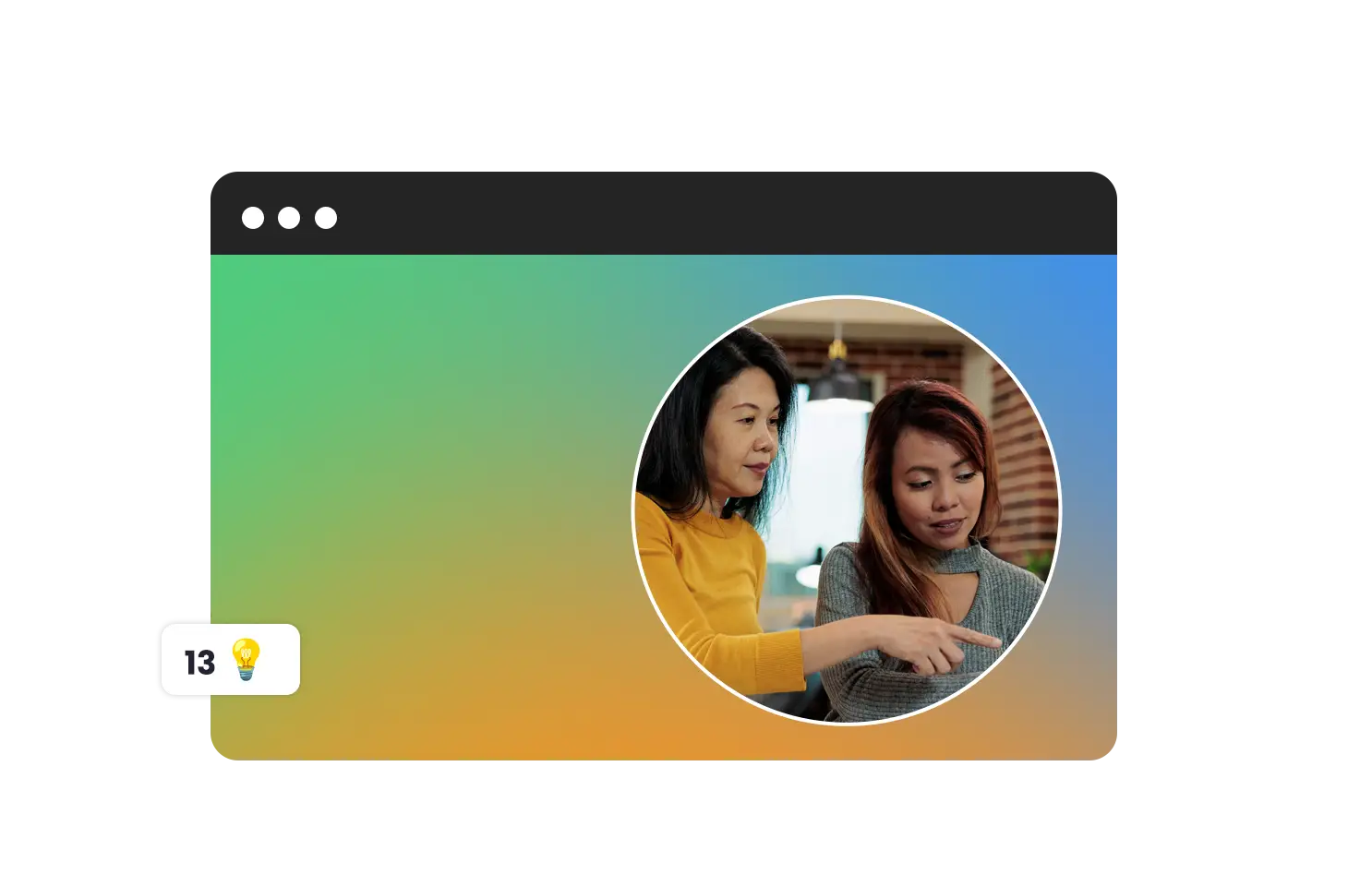 Graphic representation of a business data slice, possibly related to HR analytics or reports.